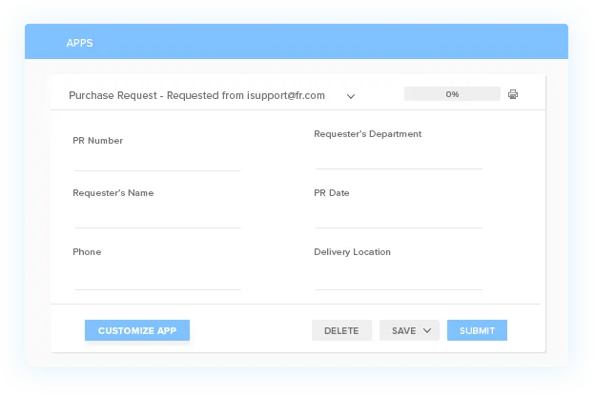 Implement the Purchase Requisition Process