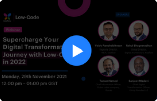 Supercharge Your Digital Transformation Journey with Low-code in 2022